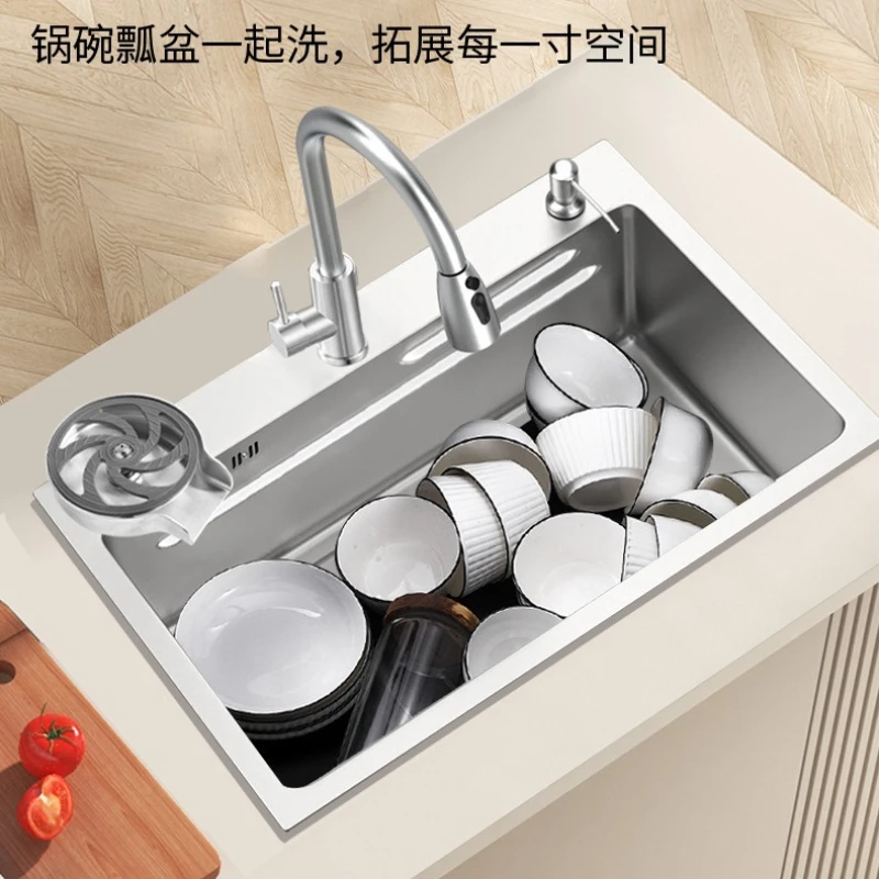 Simple Stainless Steel Kitchen Sinks Scratch-resistant Kitchen Sinks Resistant Home Improvement Fregaderos De Cocina ZY40SC