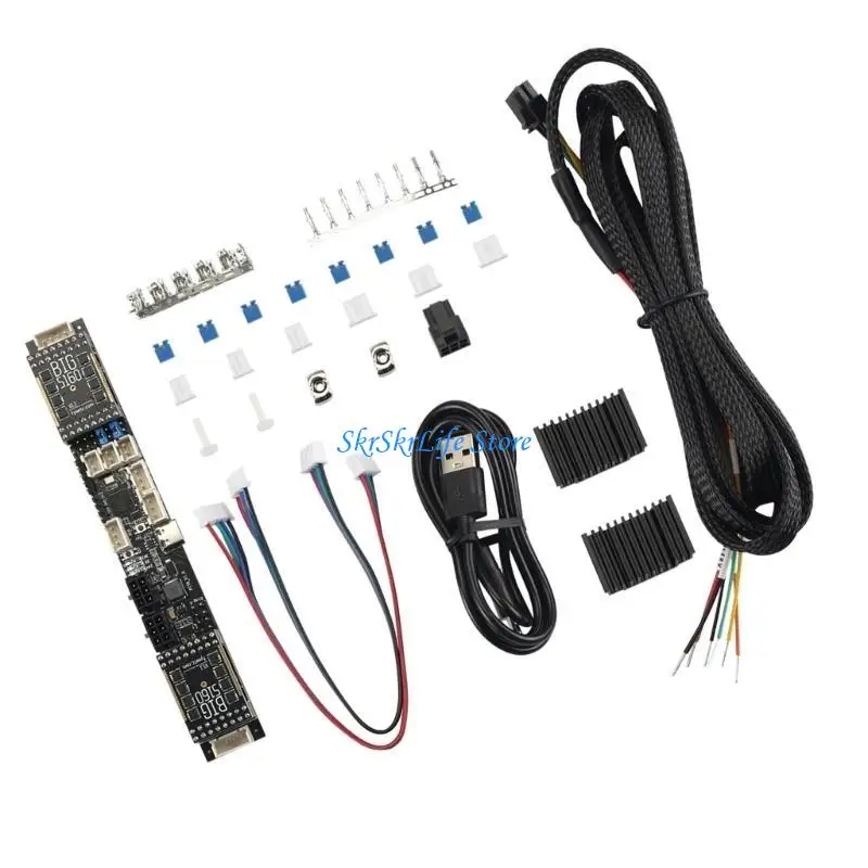 

E65E Enhances Printing For PITB V2 Mainboard with 2x Big 5160HV Driver Module 48V