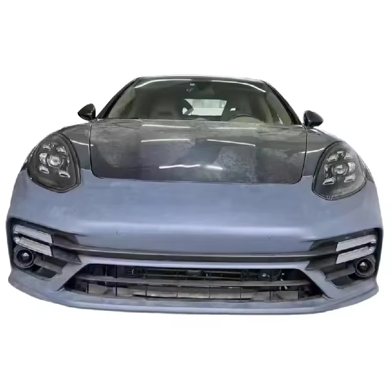 Kit de corpo do capô do para-choque traseiro dianteiro para porsche panamera 970 970.1 970.2 atualização 971 conjunto do para-choque com grade e lábio traseiro