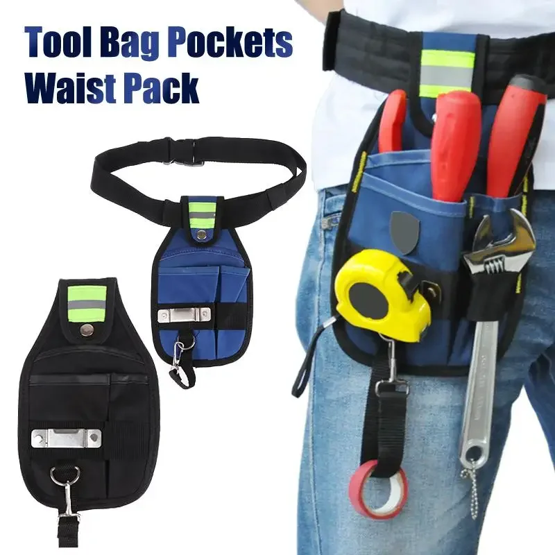 

Portable Multifunctional Tool Waist Bag Electrician Pocket Storage Bag Maintenance Tool Bags Screwdriver Kit Holder Pouch