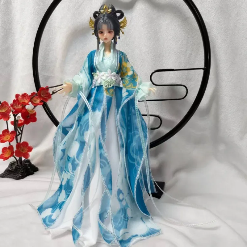 【Nur Kleidung】Handgefertigtes, brusthohes Kleid im Maßstab 1:6, fließendes Kleid, Zubehör für weibliche Puppen, passend für 12-Zoll-Actionfigurenmodelle – Detail 3