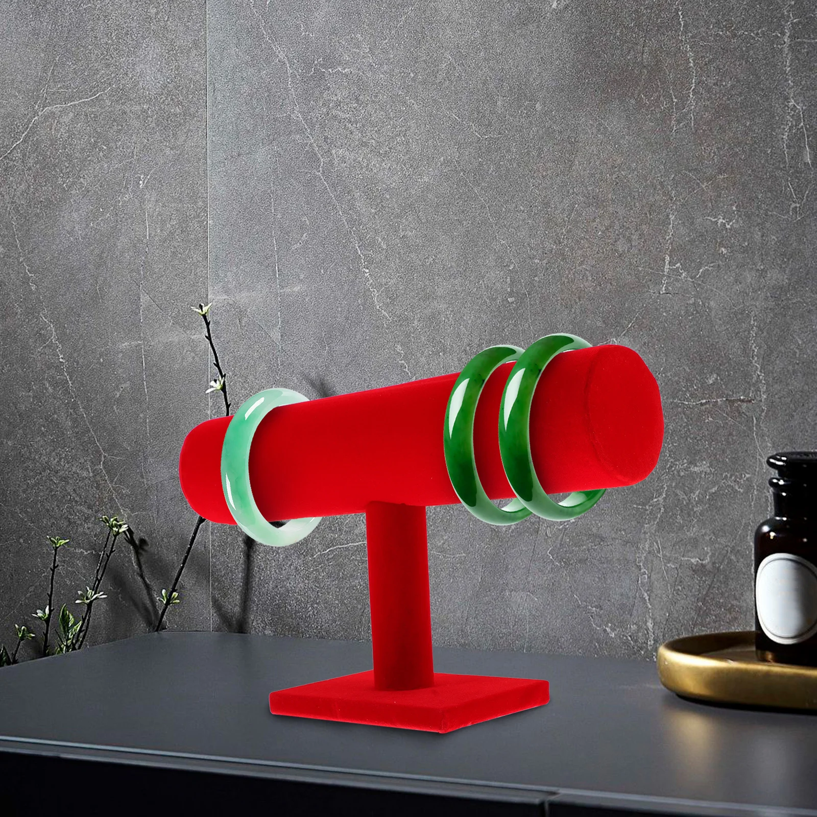 

1 шт., стойка для ручной цепочки, льняная фланелевая подставка для браслета, держатель для ювелирных изделий, органайзер для часов, полка для демонстрации браслета, прочные ювелирные изделия