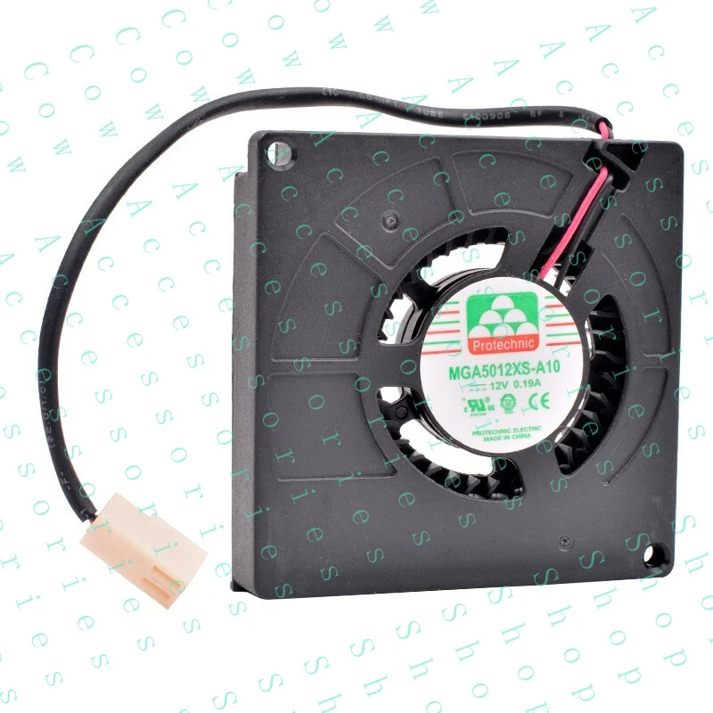

PP+ FOR Protechnic MGA5012XS-A10 DC12V 0.19A 2Pin 5.5cm Blower fan Server Cooling Fan