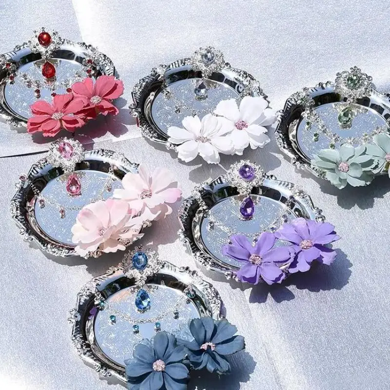 Ita Bags Badge Rosette Accessory Metal Dinner Plate Chain Flower Fill Badge Display Decorate Lolita Goods Display