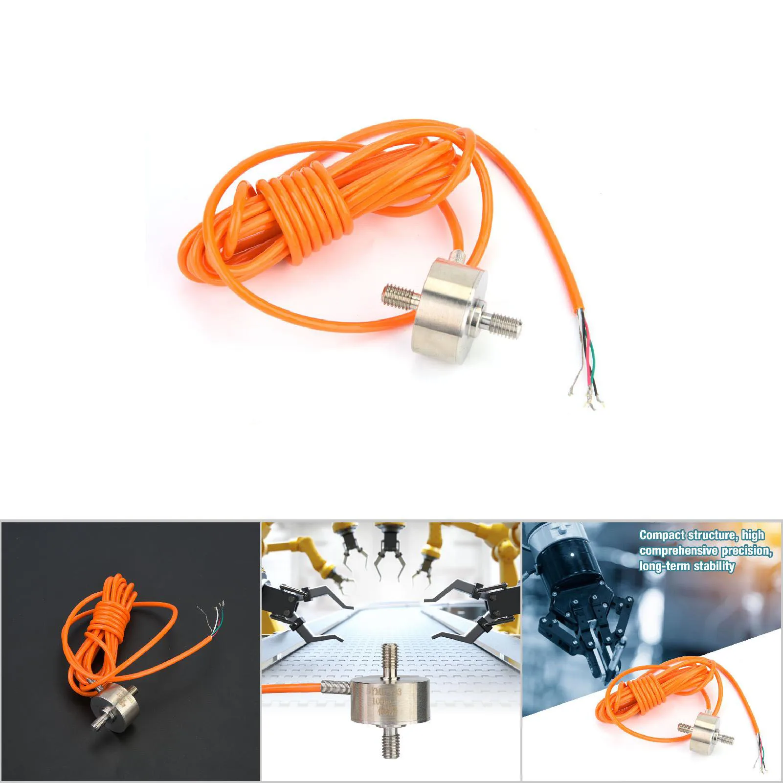 Load Cell Pressure Sensor DYMH‑103  Miniature Load Cell Weighing Sensor Pull Rod Pressure Tension Sensor