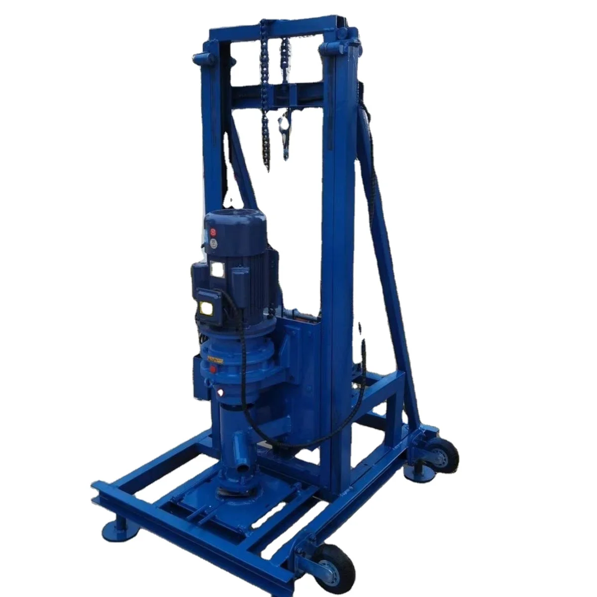 

Portable 4kw Electric Rotary Drilling Rig Machine 100m Max Depth for Farm Household Water Well 220v Voltage on Sale