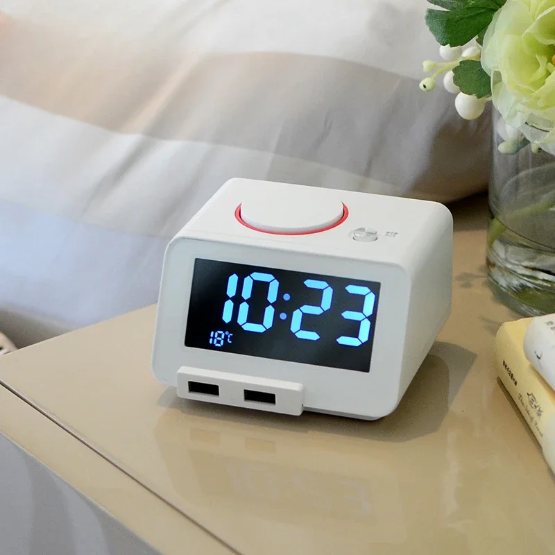 C1mini electronic alarm clock, silent luminous sleepy student with bedside perverted oversized ringtone