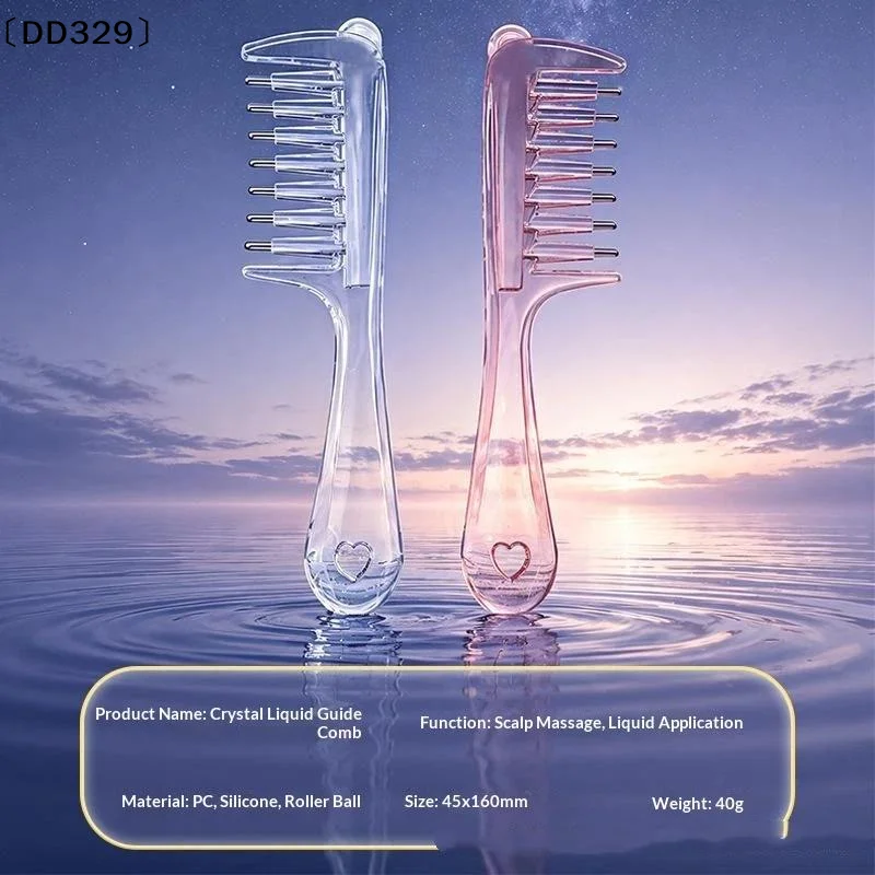 Multi-Function Mini Portable Head Applicator Comb Anti-Frizz Hair Care Hair Firming Applicator Scalp Nourish Anti-Static〔DD329〕