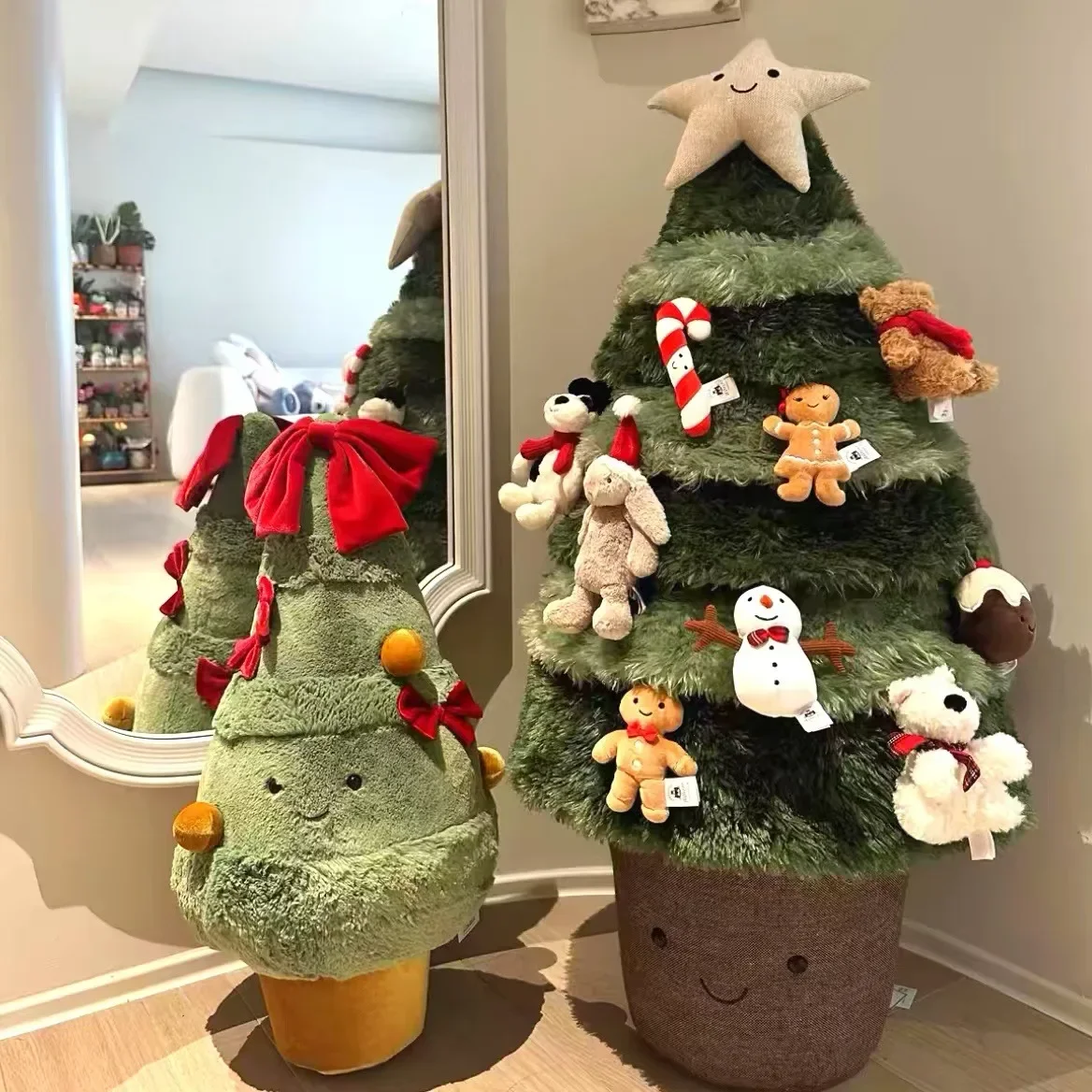 90Cm Christmas tree Christmas decorations scene arrangement doll snowman doll pendant (you can decorate DLY yourself)