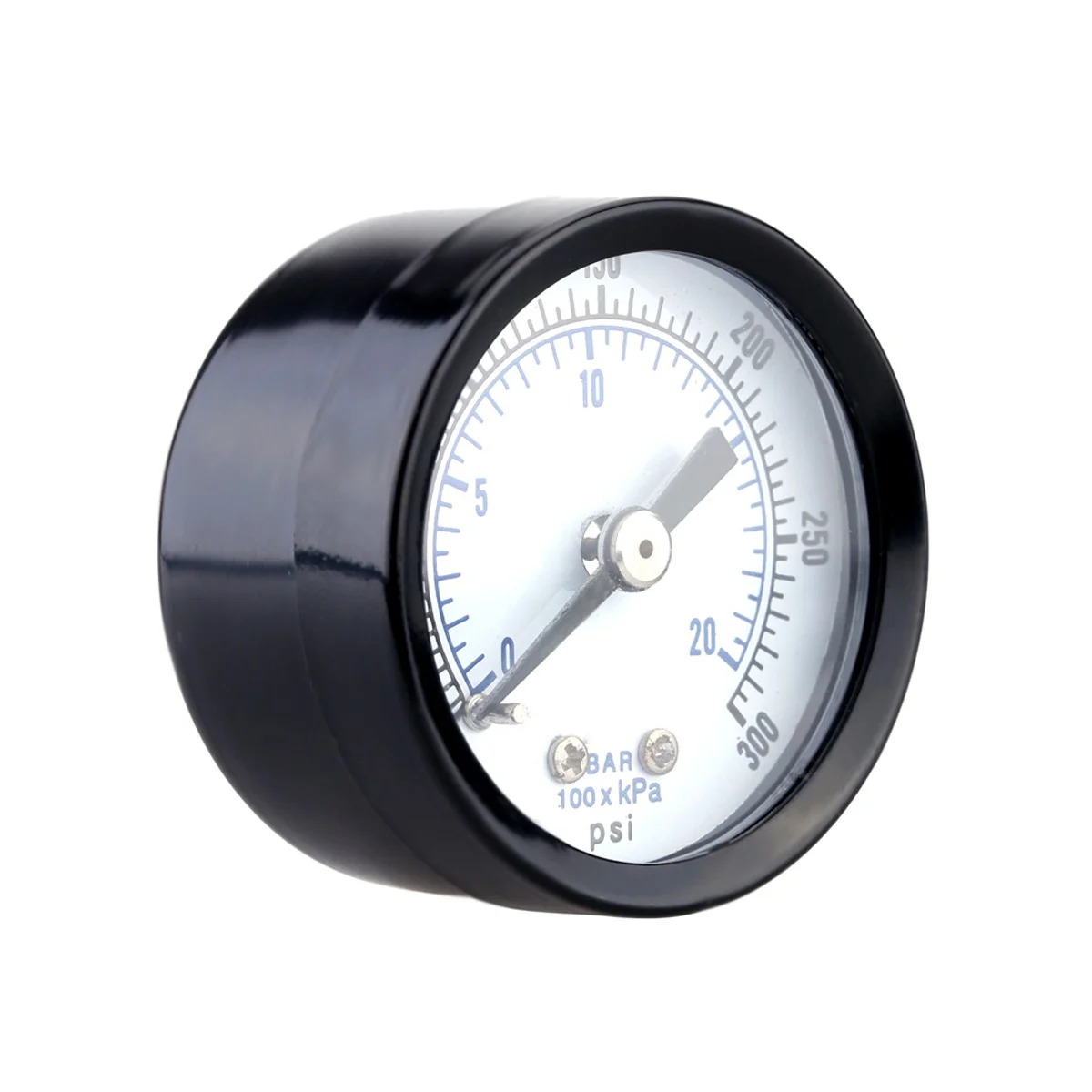 

Portable Pressure Gauge 0-300Psi 0-20Bar Lightweight Vacuum Pressure Indicator for Air Compressor Water Oil Monitoring