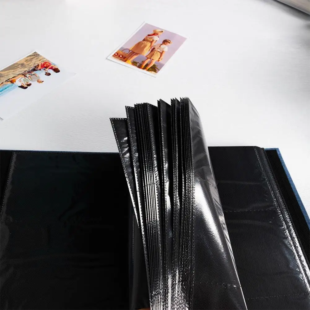 Photo Album 4x6 with 300 Pockets Linen Cover Picture Scrapbook with Front Window Slip-in Vertical Photo Book