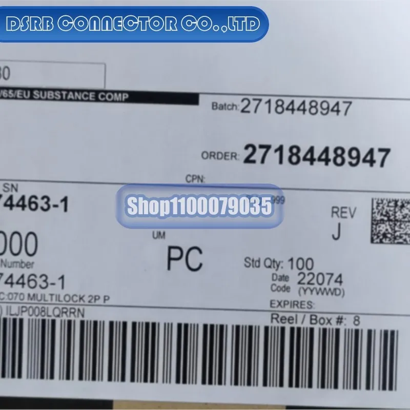 

100pcs/lot 174463-1 1-900325-9 1928498014 1928498705 1-962841-1 2-964298-1 43025-0400 connector new original