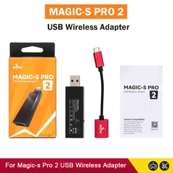 NEW For Mayflash Magic S Pro 2 USB Wireless Controller JoyCon for NS Pro / Fight Stick Gamepad Adapter for Xbox Series X/S