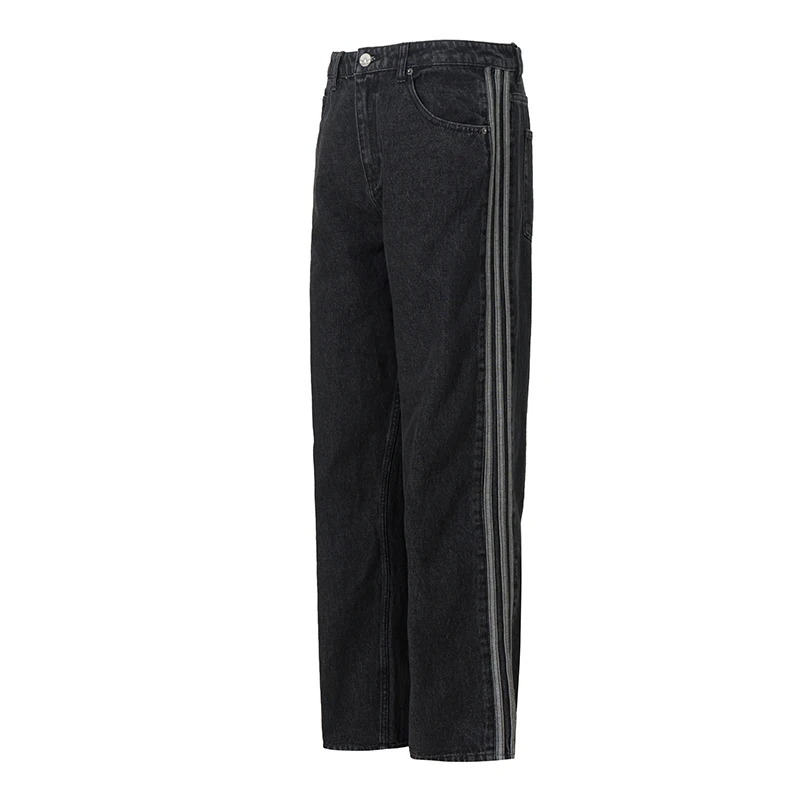 Adidas Trefoil Men's Sports Pants Denim Trousers Retro Casual KD1497