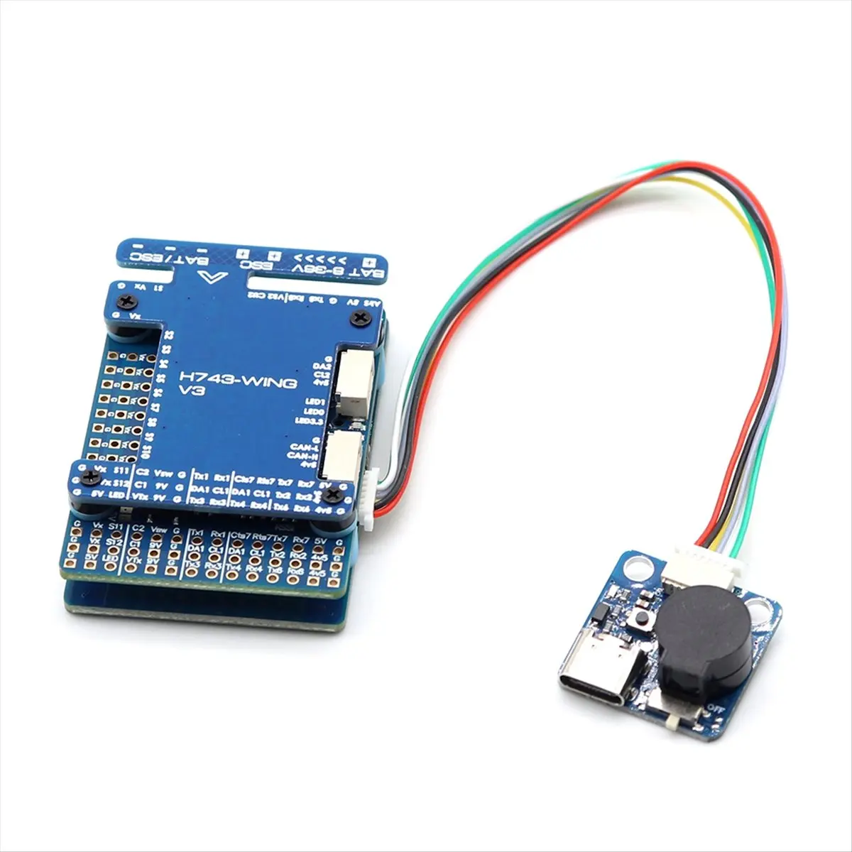 DT1538 Mon.H743-WING V3 Flight Controller DPS310 ICM42688 for INAV RC FPV Airplane for Fixed Wing Drones