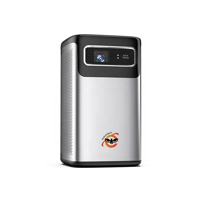 Pico Wifi صغير قابل لإعادة الشحن للجيب المحمول 3D DLP خارجي محمول صغير 4K Led أجهزة عرض أندرويد الذكية مع بطارية
