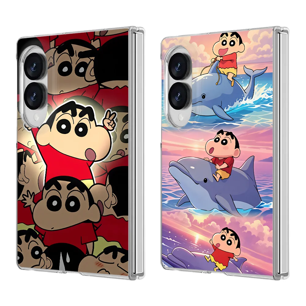 Phone Shell Case for Samsung Galaxy ZFold8 Ultra Z Fold 8 Z Fold8 Wide Shins‑Chans Collage