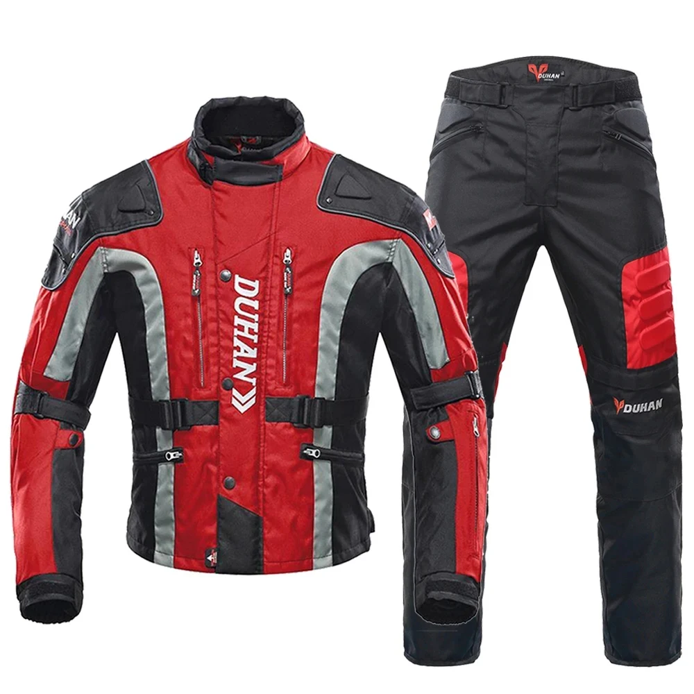 

Motorcycle Jacket Pants Off-Road Racing Suit Men Waterproof Windproof Touring Moto Coat Protective Gear Breathable Comfortable