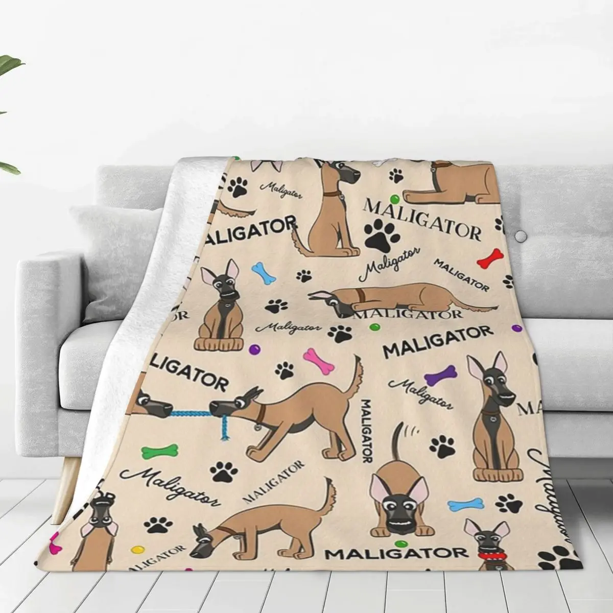 Maligators Everywhere Blanket Flannel Portable Sofa Throw Blankets For Home Bedroom Office Throws Bedspread Quilt