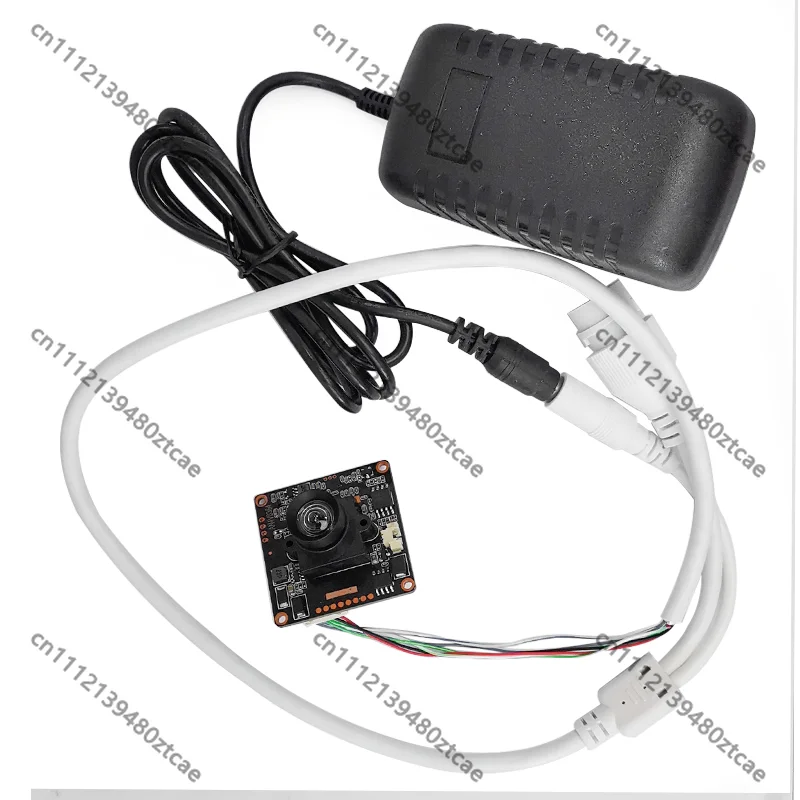Mini 8MP USB & RJ45 IP camera module in 38×38mm, star low-light CMOS sensor design with SD card slot, for embedded monitoring