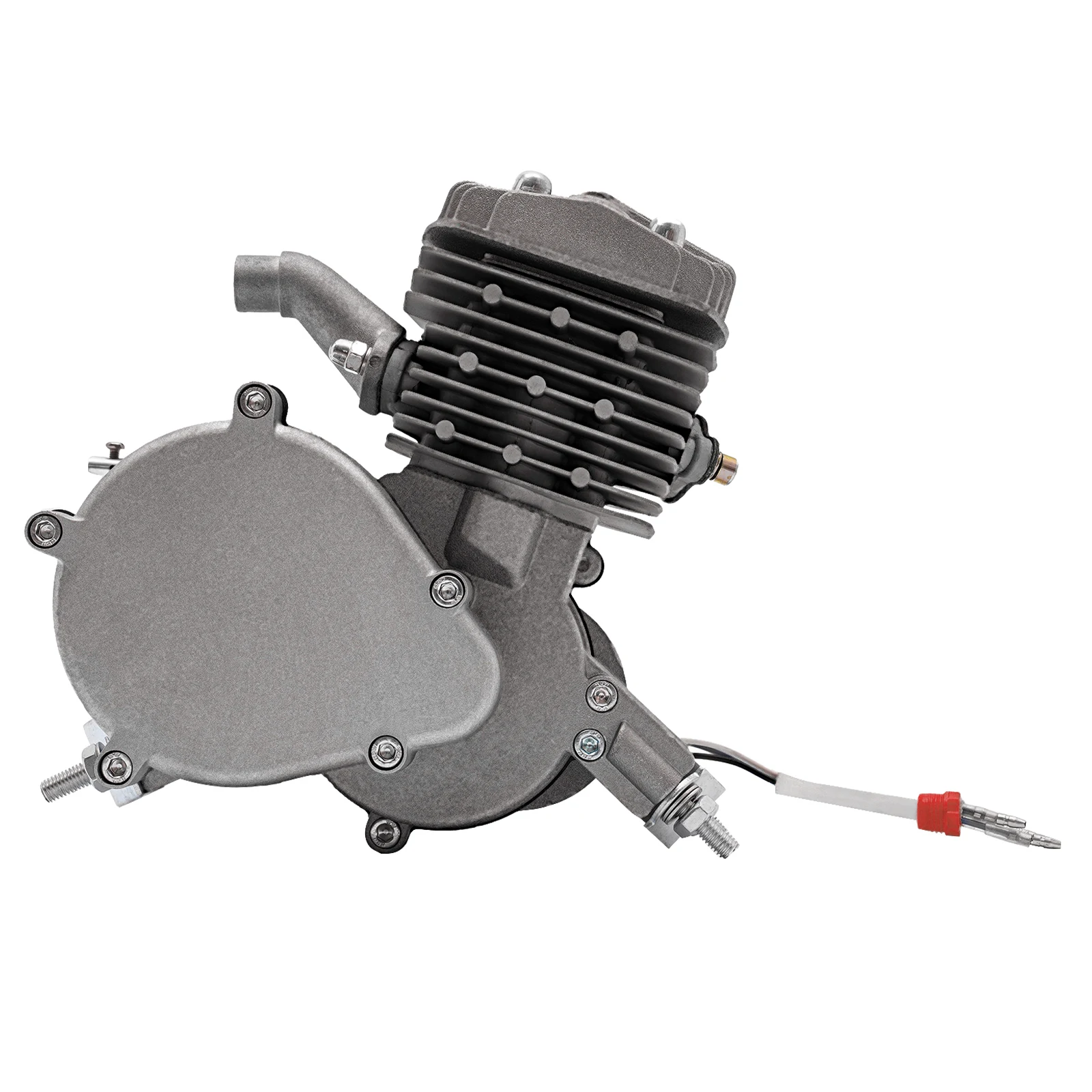 80cc 2-Stroke Pedal Bicycle Engine, Fuel Motorized Bicycle, 1.85kw Bike Transmission Motor CDI Ignition Cylinder Engine