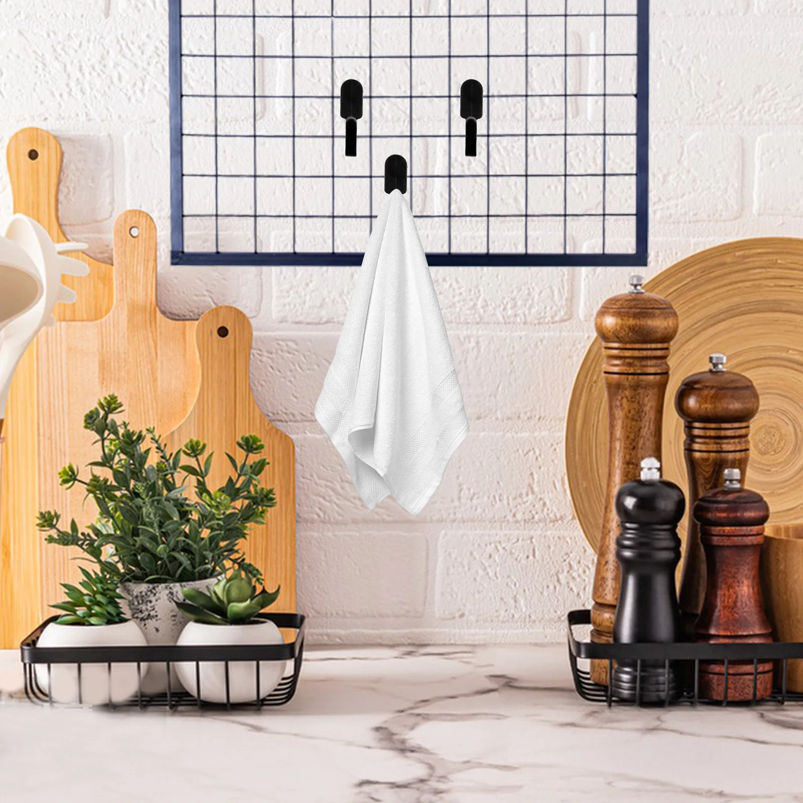 

30Pcs Pegboard Hooks Durable Plastic J Shape Garage Tool Storage Shelving Hooks Utility Pegboard Hangers Tools Holder