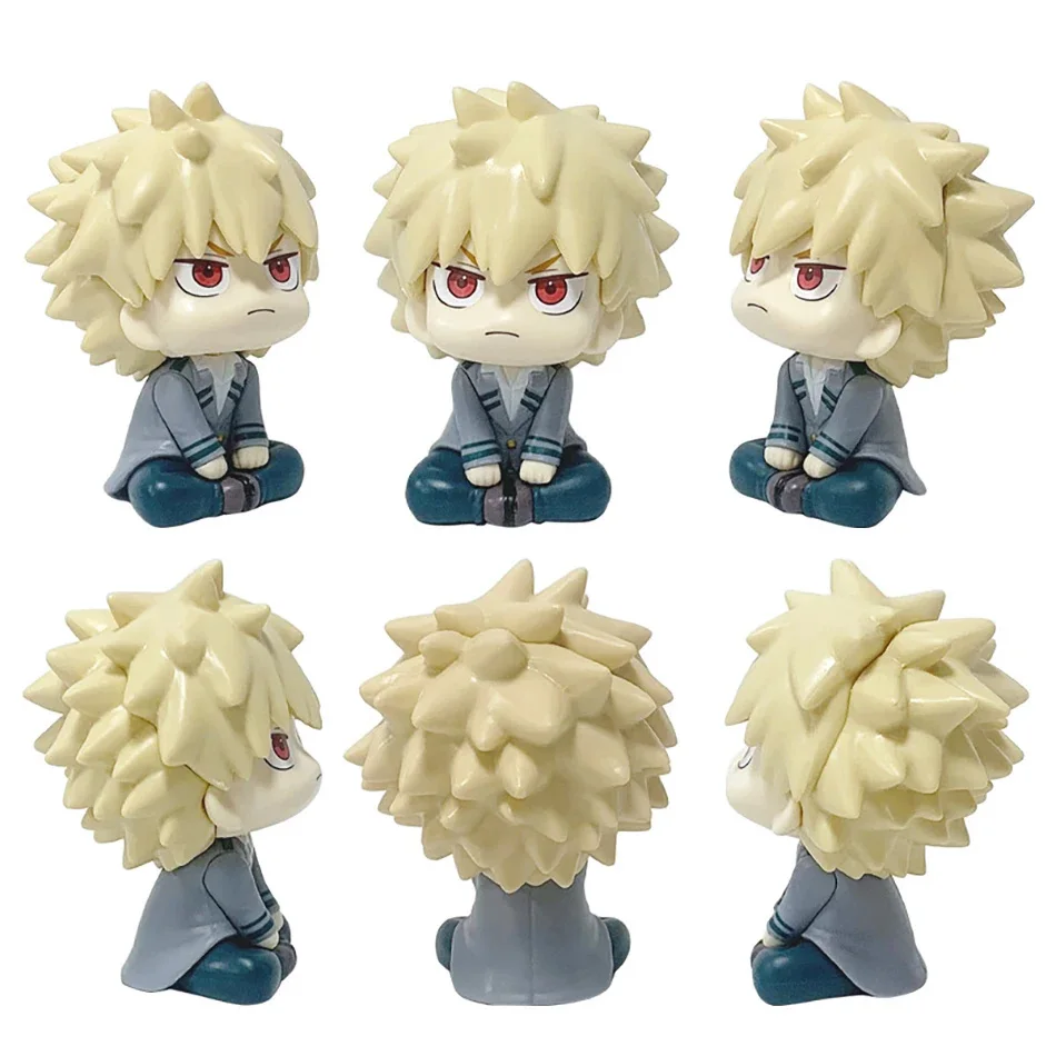 4個セット アニメ 僕のヒーローアカデミア アクションフィギュア 緑谷出久 爆豪勝己 時透修太 小糸透 奥平燐 模型玩具