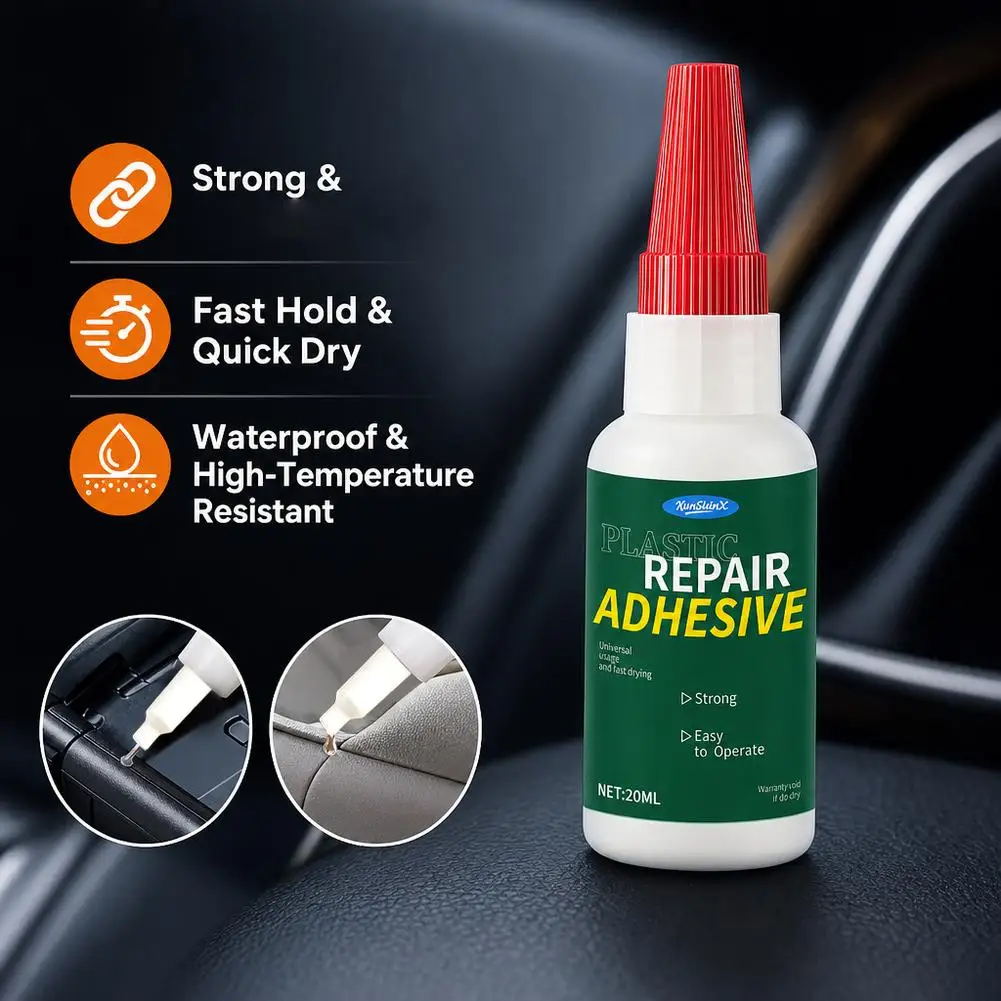 Heavy-Duty Car Bumper Plastic Adhesive Structural Repair Adhesive For Cracks,Strong Adhesion Suitable For Bumpers,Mirror Bases