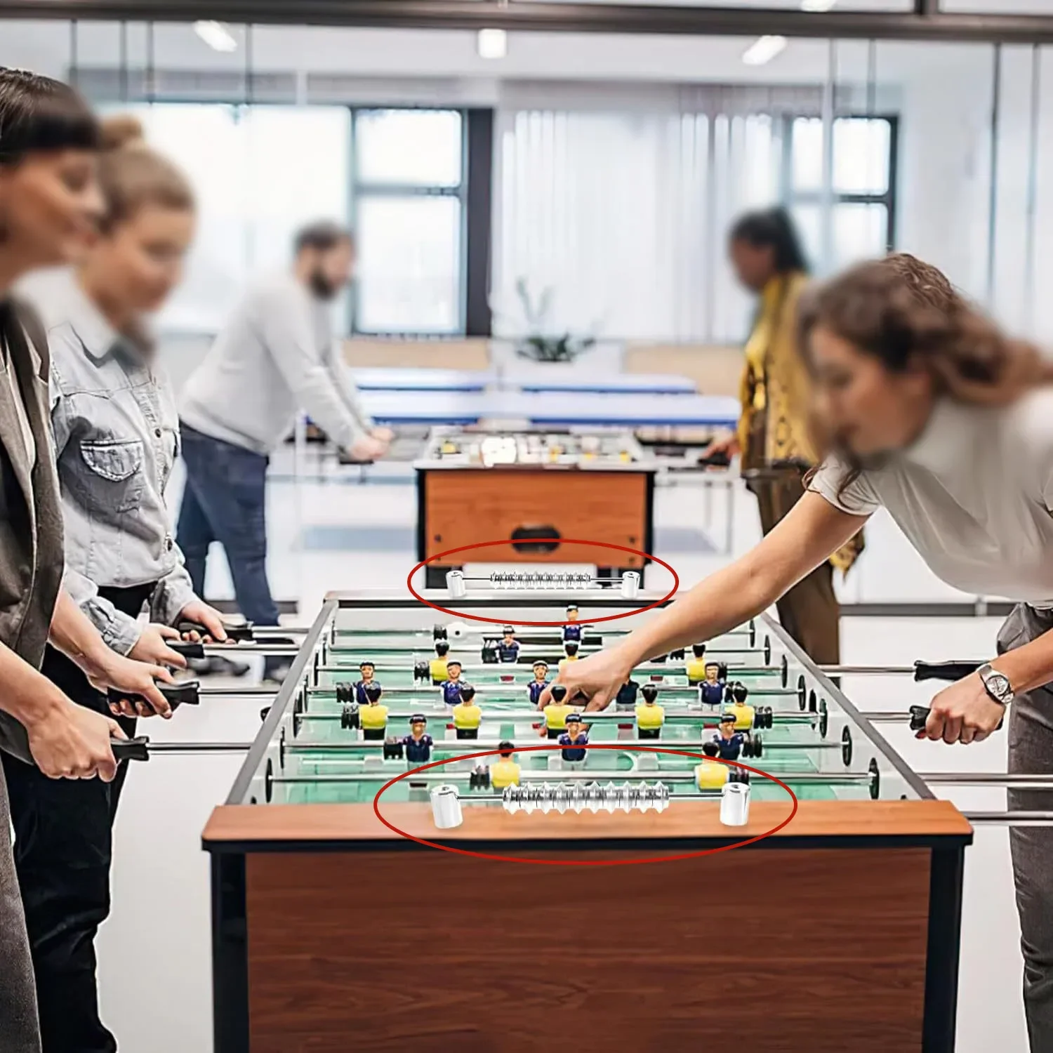 

For Football Tables Football Table Scorer Tabletop Gaming Game Room Accessories Coin Operated Game Compact Size