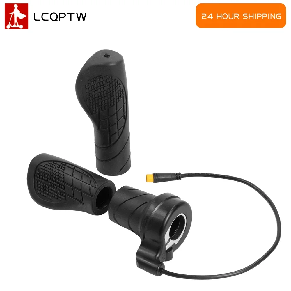 Bicycle Right Handle Throttle Waterproof 3 Pin WP Plug Connector E- Bike FT-76X Half Twist Throttle Electric Scooter Accessories