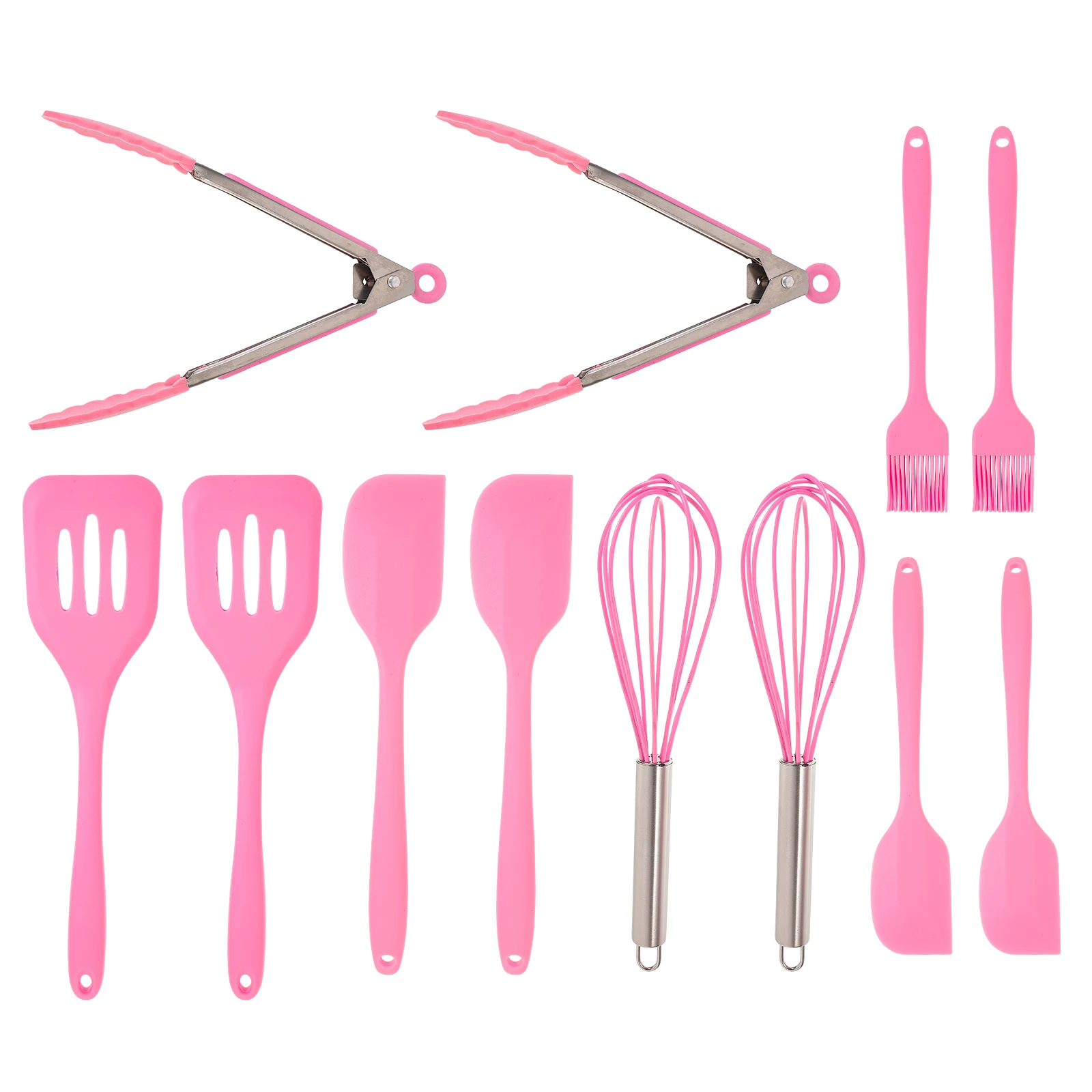

12 Pcs Baking Tool Set Silicone Kitchen Utensils Non Stick Cooking Tools Heat Resistant BBQ Accessories Set