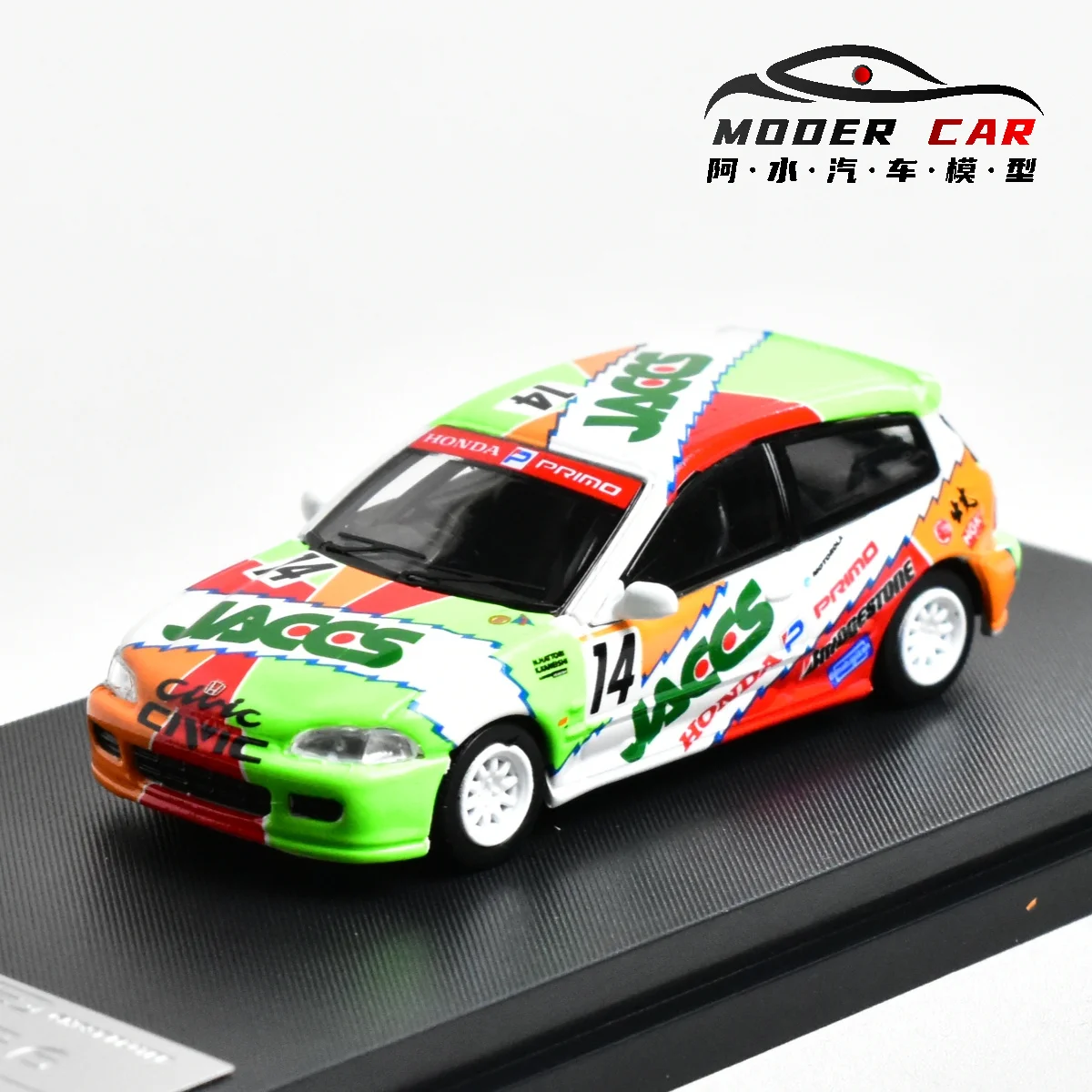 SW 1:64 Display CIVIC EG6 Lembrança Diecast Model Car