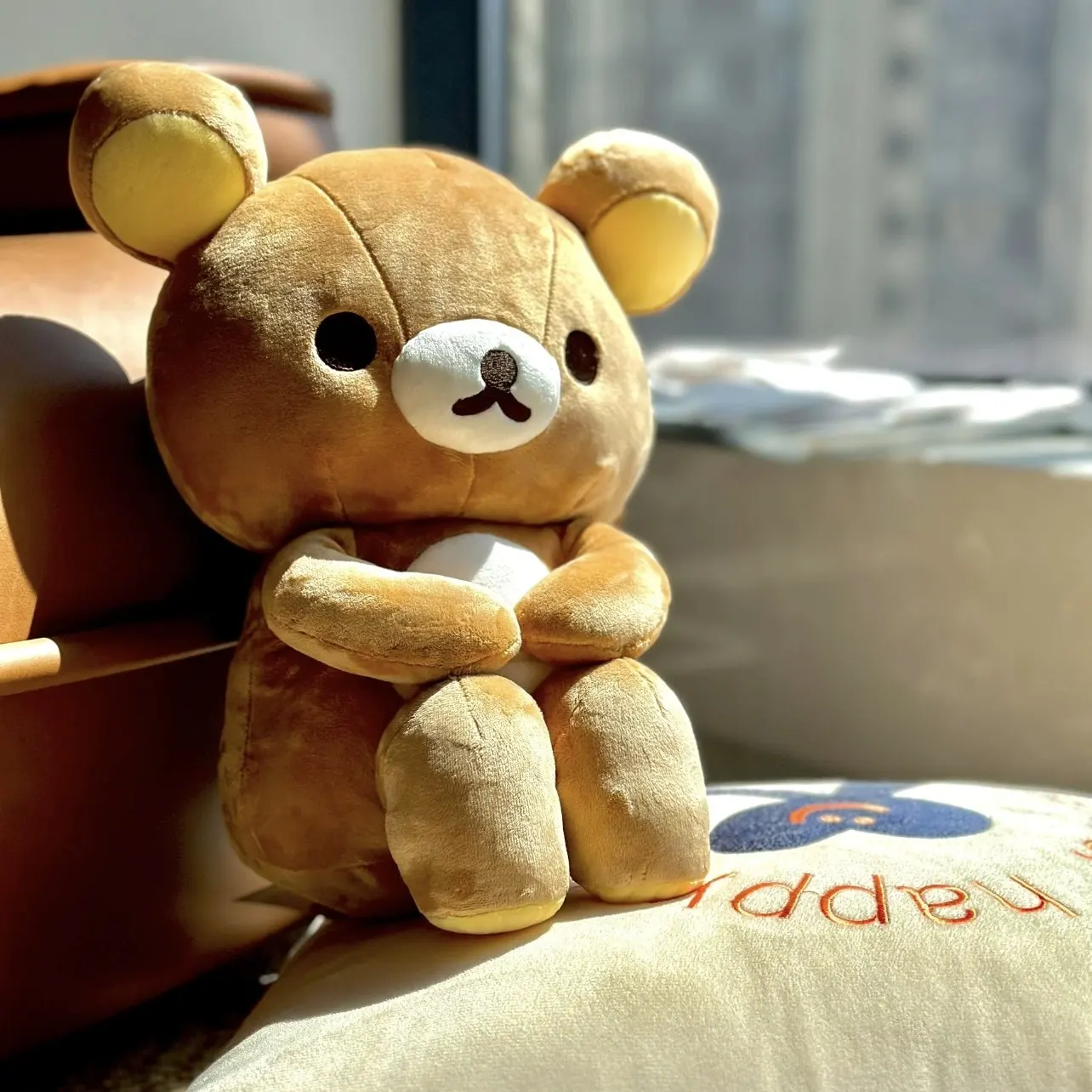 

Rilakkuma Peluche Adorable Kuma Plushies Sad Teddy Bear Plush Toys Cute Bear Rilakkuma Stuffed Doll Xmas Kid Gift