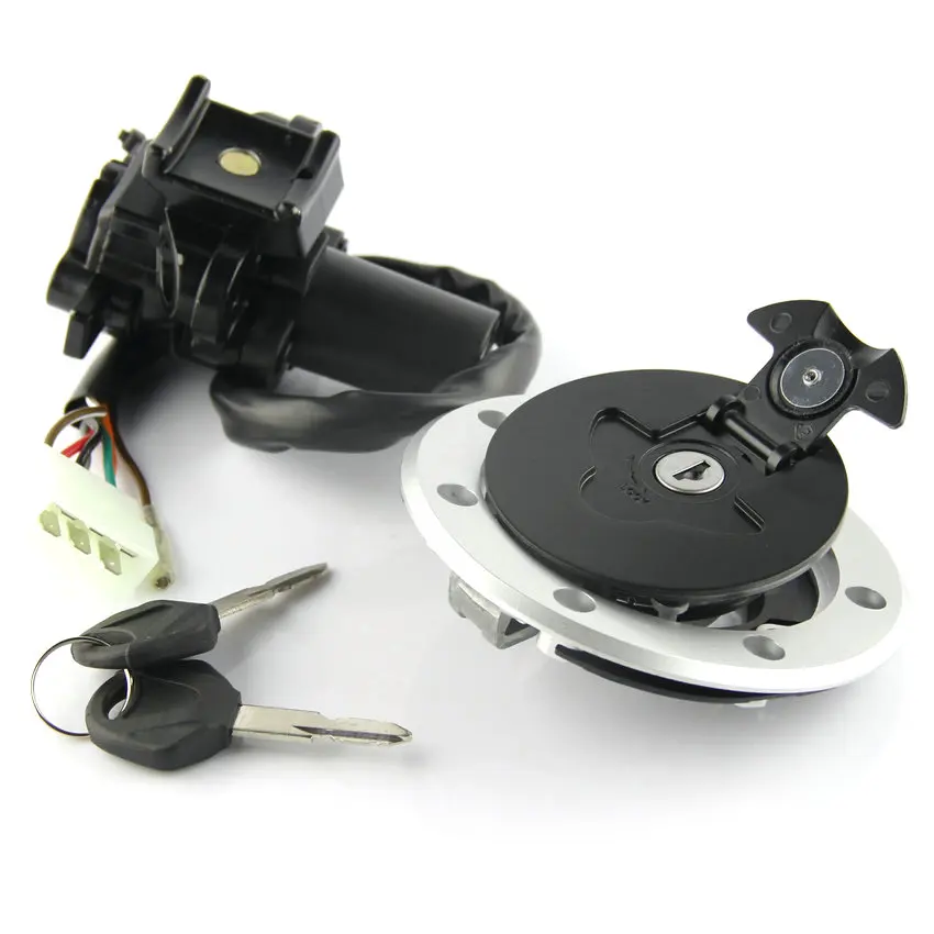 لكاواساكي نينجا ZX750 ZX-7RR ZX-7R ZX-9R ZX900 ZXR750 ZXR400 ZR400 12 فولت مفتاح إشعال غطاء خزان الوقود الغاز قفل مفاتيح مجموعة