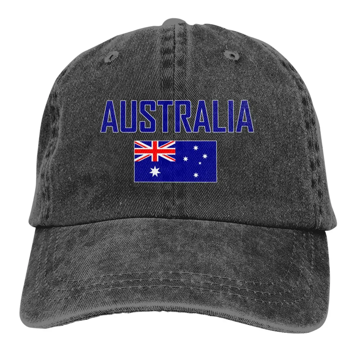 Flag of Australia Baseball Caps Unisex Soft Casquette Cap Fashion Denim Hat Vintage Adjustable Dad Hat