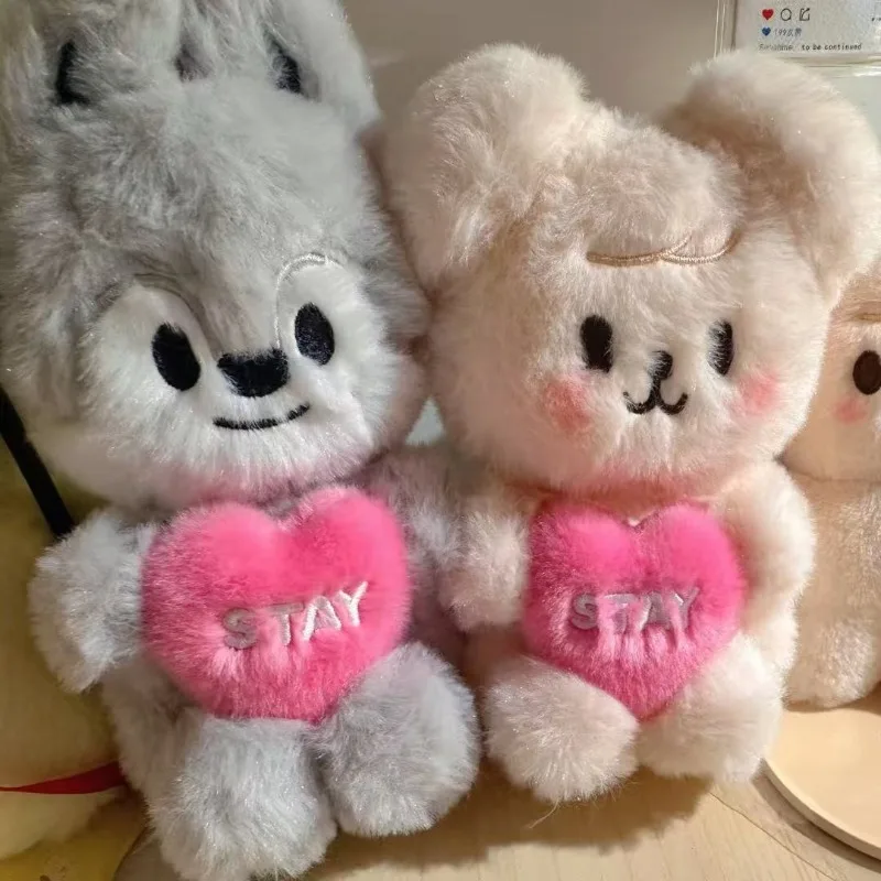 

SKZOO Plush Toys Kpop Stray Kids 6th Fanmeeting Official Plushie Keychain Pendant Wolfchan Kawaii Stuffed Animal Mini Doll Gifts