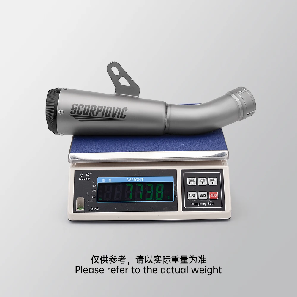FOR ZX10R motorcycle system exhaust pipe muffler DEDICATED CAR (2023-2024) titanium alloy middle and tail section Slip On