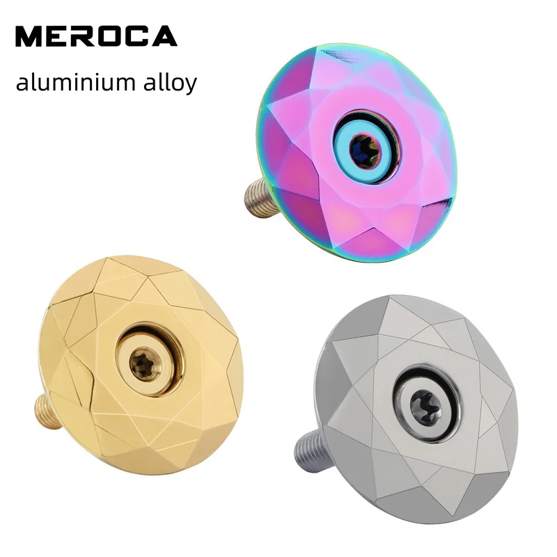 Bicycle headset cover 3D Headset Stem Caps Pack for MTB road bike Stem Top Cap 31.8mm