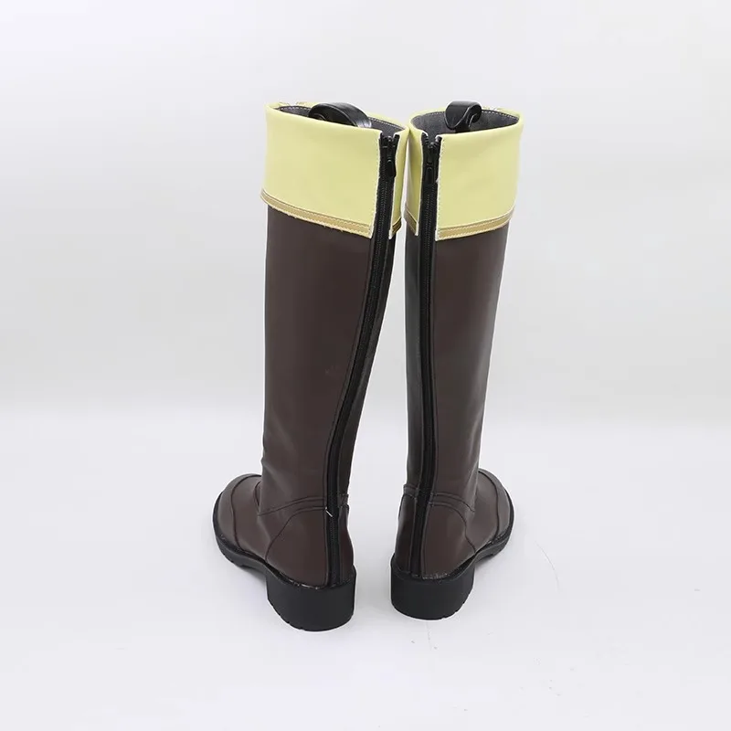 Yu-Gi-Oh! ZEXAL IV Quattro Vetrix Cosplay Costume Shoes Handmade Leather Boots