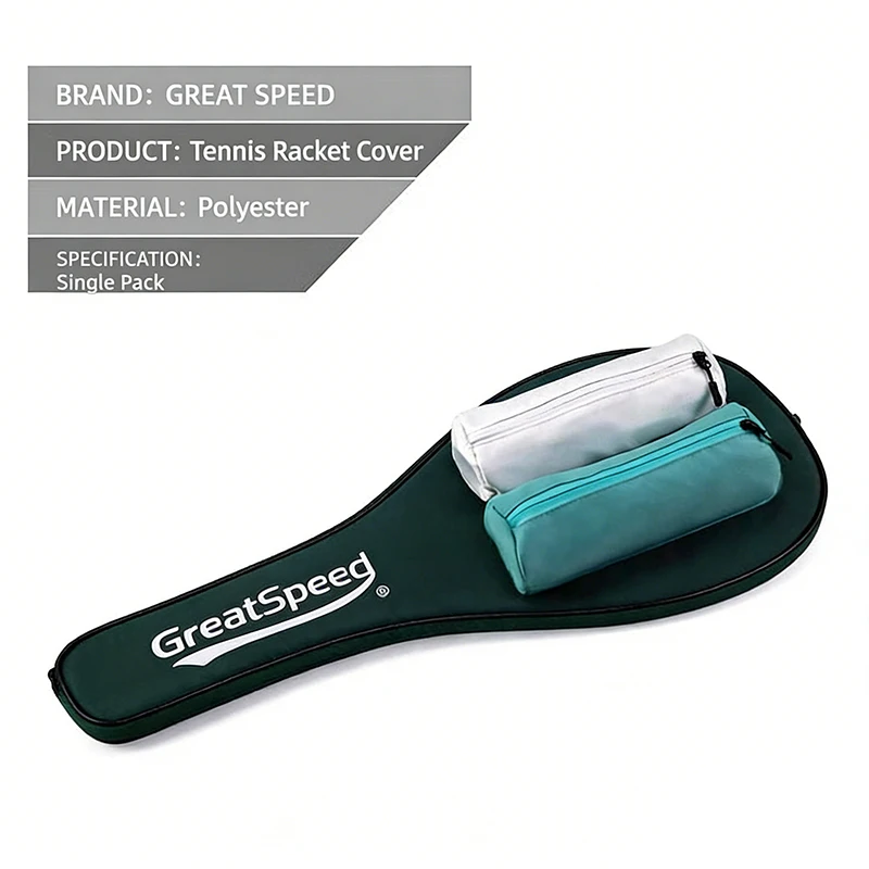 

Greatspeed Single Shoulder Pack Tennis Rackets Bag Badminton Bags Original Tennis Racket Cover Protective Sling Bag