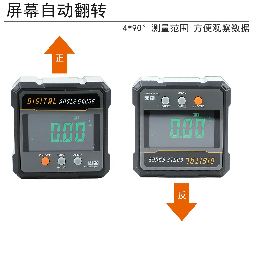 

Высокоточный четырехсторонний магнитный инклинометр DC106LK, измеритель угла наклона, электронный наклономер