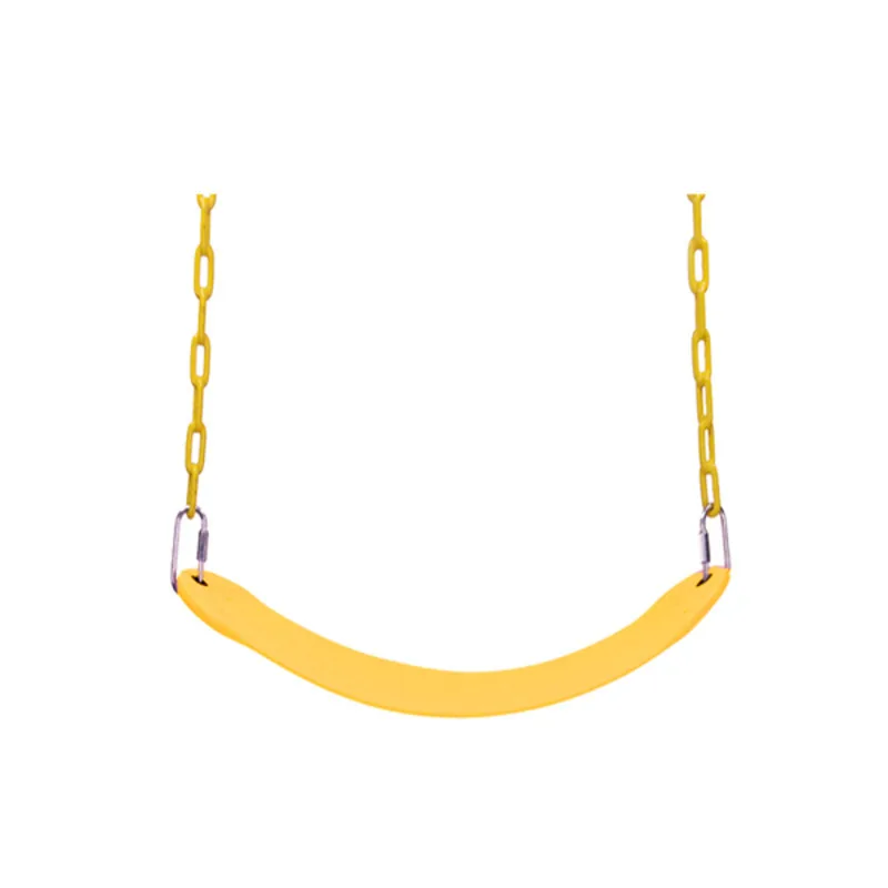 

Heavy Duty One Piece Yellow Swing Seat Durable Outdoor Kids’ Play Equipment Perfect Swings Enhancing Backyard Playground Fun