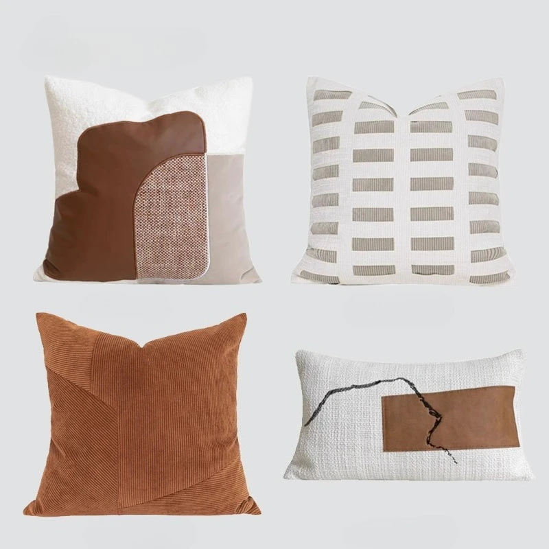 30X50/45X45/50X50CM Light Luxury Throw Pillow Cover Retro Homestay Stamping Cushion Cover Decor Home Decorative Pillowcase