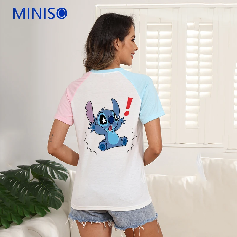 

Women Short Sleeve T-shirt Cute O-Neck Everyday Wear Friends Cartoon Disney Mickey Tops Clothing Female Clothes New Print