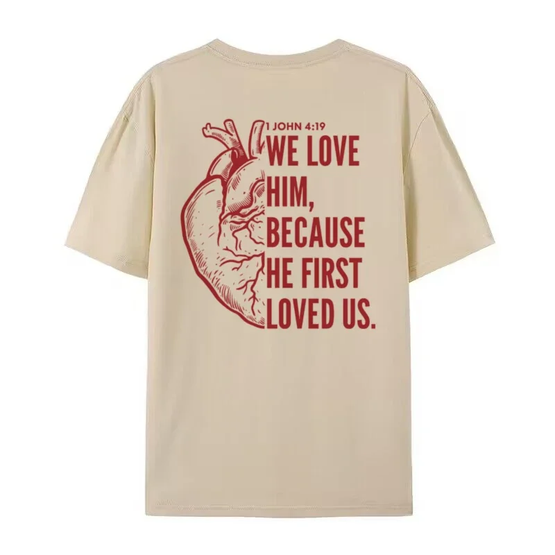 Women's Back-printed Christian Top, Jesus Faith T-shirt, Bible Verse Religious Clothing Gift.women Clothing Fashion Personality
