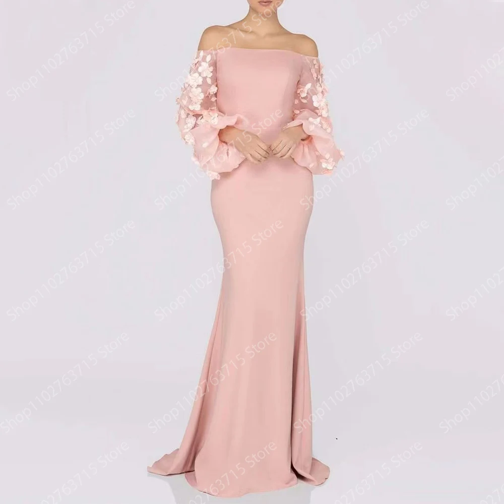 

Elegant Long Beads Evening Dresses for Women High-Neck Floor-Length Mermaid Prom Party Wedding Gala Special Events Dress 2024