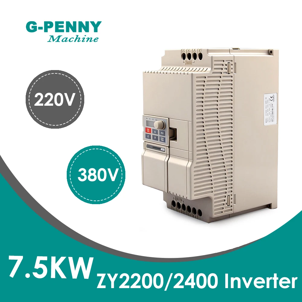 G-Penny 7.5kw‌ 220V/380V Vector Inverter ‌VFD 3 Phase Variable Frequency Drive Motor Speed Controller for CNC Machine Pump Fan