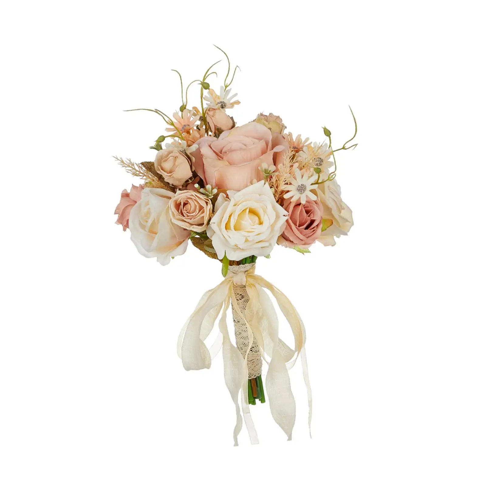 

Wedding Bridal Bouquet Decorations Artificial Flowers for Wedding Home Party