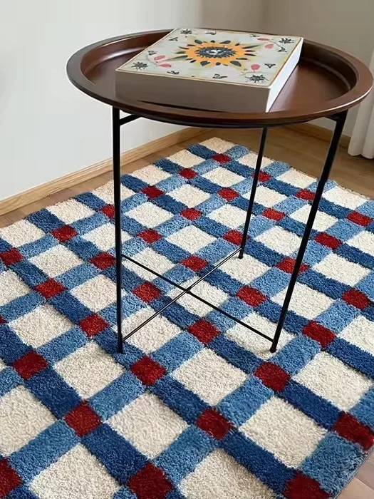 

Modern Bauhaus Sle Tufted Door Mat Area Rug Bede Carpet Rectangular Floing Material Home Decorative Floor Cover