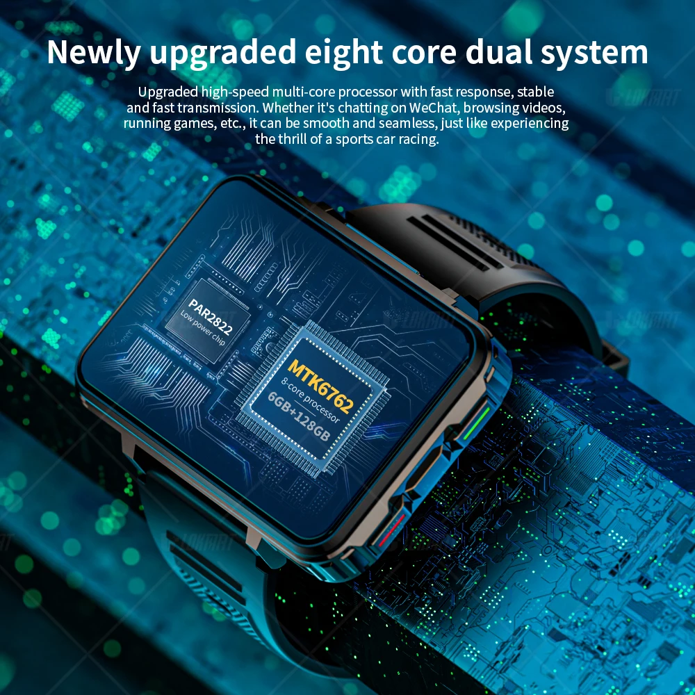 MTK6762 8-core 5G LTE Smart Watch 2.4inch Amoled Smartwatch Dual Camera Global Version 4G/5G Full Netcom GPS WIFI